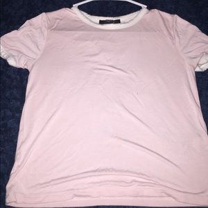 sheer pinky tee